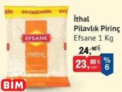 EFSANE İTHAL PİLAVLIK PİRİNÇ EFSANE İTHAL PİLAVLIK PİRİNÇ